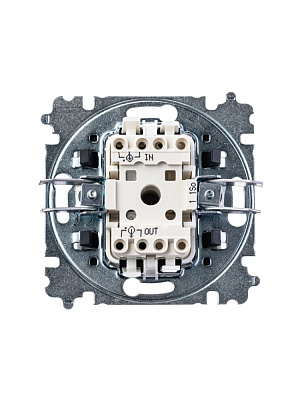 Выключать двухклавишный ABB Levit антрацит/дымчатый черный 2CHH590545A6063