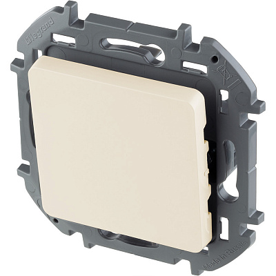 Переключатель одноклавишный бежевый Legrand Inspiria 673651