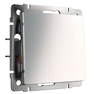 Выключатель одноклавишный проходной Werkel W1112002 никель a051092