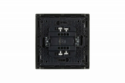 Выключатель одноклавишный IEK Forte&Piano сталь 10А FP501