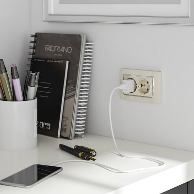 Рамка для двойной розетки Werkel Snabb W0081903 слоновая кость a051648