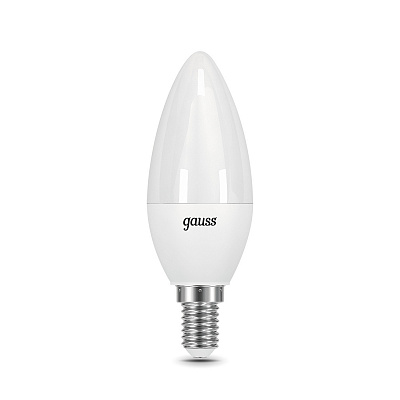 Лампа Gauss Свеча 9.5W 950lm 6500К E14 LED 103101310