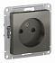 Розетка SE AtlasDesign сталь ATN000949