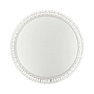 Светильник пластик/белый/прозрачный LED 48Вт 3000/4000/6000K D400 IP43 CCT BRIS 2036/DLN PALE