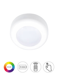 Автономный бесконтактный светодиодный светильник Artstyle CL-W3X06RGB
