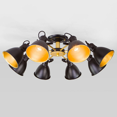 Потолочная люстра Eurosvet Denley 70112/8 черный