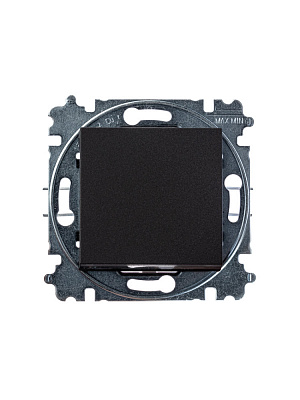 Переключать одноклавишный ABB Levit антрацит/дымчатый черный 2CHH590645A6063