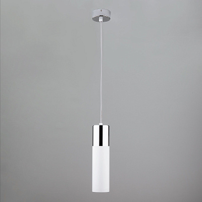 Подвесной светильник Eurosvet 50135/1 LED хром/белый 00000084444