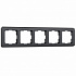 Рамка на 5 постов Werkel Stream графит a051271