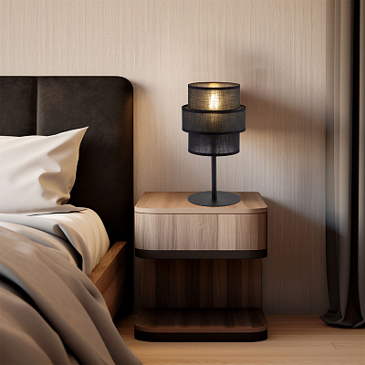 Настольные лампы TK Lighting 5895 Calisto Black a066913