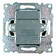 Выключатель 2-клавишный (механизм), STEKKER Катрин GLS10-7104-05, 250V, 10А, черный