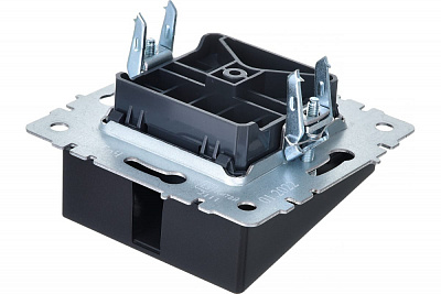 Вывод кабеля IEK Brite МВ10-БрЧ черный BR-VK10-0-K02