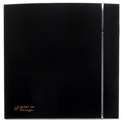 Вентилятор S&P silent-100 CZ MATT BLACK DESIGN 4C