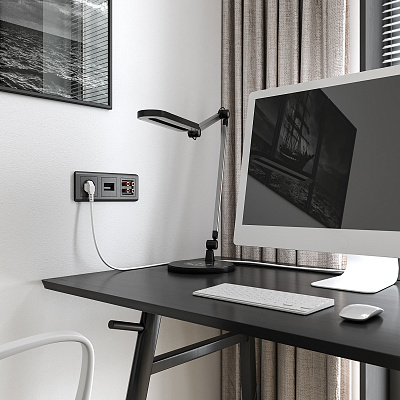 Рамка на 3 поста Werkel Stream W0032104 графит a051268