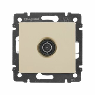 Розетка TV проходная бжевая Legrand Valena Classic 774331