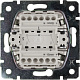 Выключатель двухклавишный алюминий Legrand Valena Classic 770105