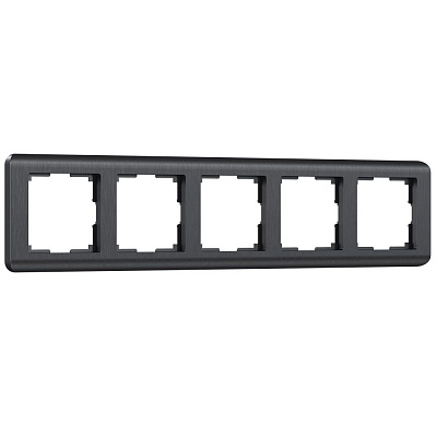 Рамка на 5 постов Werkel Stream графит a051271