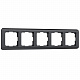 Рамка на 5 постов Werkel Stream графит a051271