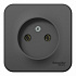 Розетка SE Blanca антрацит BLNRA000116