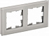 Рамка на 2 поста IEK Brite РУ-2-2-БрД BR-M22-G-K30