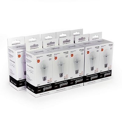 Лампа Gauss Elementary A67 25W 2000lm 3000K E27 LED 73215