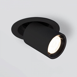 Встраиваемый светодиодный спот Elektrostandard 9917 LED 10W 4200K черный матовый a052449