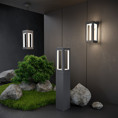 Уличный настенный светильник Elektrostandard Frame 1527 TECHNO LED a051856