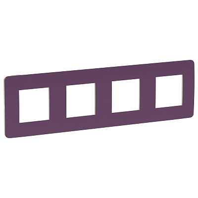 Рамка на 4 поста лиловая SE Unica Studio NU280815