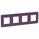 Рамка на 4 поста лиловая SE Unica Studio NU280815