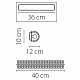 Настенный светильник Osgona Monile 704634