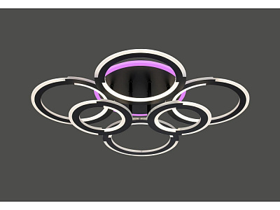 Потолочная люстра Sfera Sveta 3008/4+2 BK-RGB