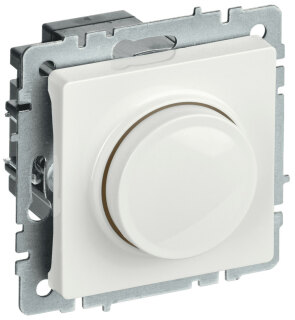 Диммер IEK Brite 600Вт СС10-1-0-БрБ белый BR-D20-0600-K01