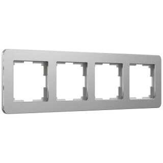 Рамка на 4 поста Werkel Platinum W0042606 алюминий a059218