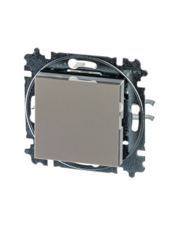 Выключать одноклавишный ABB Levit кофе макиато/белый 2CHH590145A6018