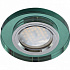 Встраиваемый светильник Ecola MR16 DL1650 GU5.3 Glass изумруд/хром 25x95 FR1650EFF