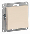 Выключатель одноклавишный SE AtlasDesign бежевый ATN000221