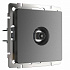 Розетка ТВ оконечная Werkel графит матовый a063109