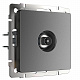 Розетка ТВ оконечная Werkel графит матовый a063109