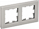 Рамка на 2 поста IEK Brite РУ-2-2-БрД BR-M22-G-K30