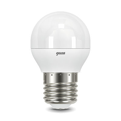 Лампа Gauss Шар 9.5W 950lm 4100K E27 LED 105102210