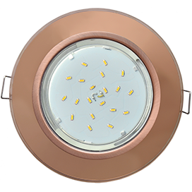 Встраиваемый светильник Ecola Glass GX53 FA53RNECH