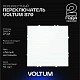 Перекрестный переключатель встраиваемый VOLTUM S70 одноклавишный 10А, (белый матовый) VLS010502