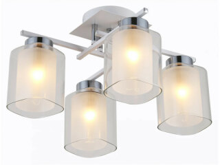 Потолочная люстра Sfera Sveta 74402/4 CHROME+WHITE