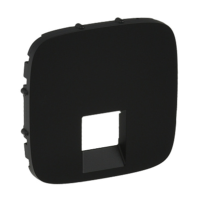 Лицевая панель для одиночных телефонных/информационных розеток антрацит Legrand Valena Alure 755418