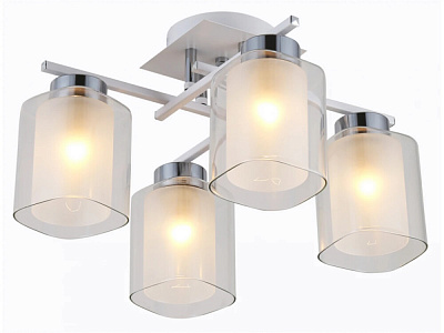 Потолочная люстра Sfera Sveta 74402/4 CHROME+WHITE