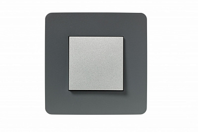 Рамка для розетки на 1 пост серая SE Unica Studio NU280222