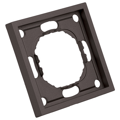 Рамка 1-местная STEKKER Эмили антрацит, soft touch PFR00-5001-09