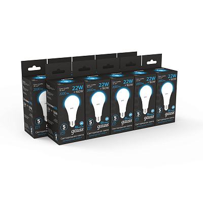 Лампа Gauss A70 22W 1640lm 6500K E27 LED  102502322