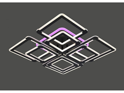 Потолочная люстра Sfera Sveta 3088/4+4 BK+RGB