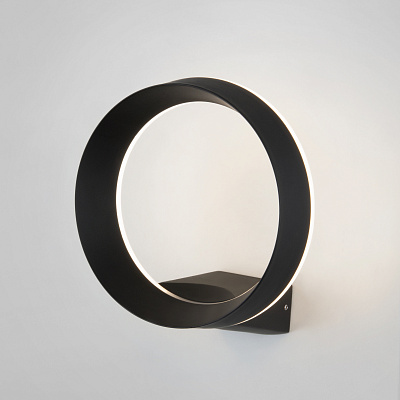 Уличный светодиодный  светильник Elektrostandard Ring 1710 TECHNO LED черный a054933